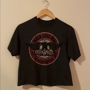 Aerosmith Cropped T-shirt